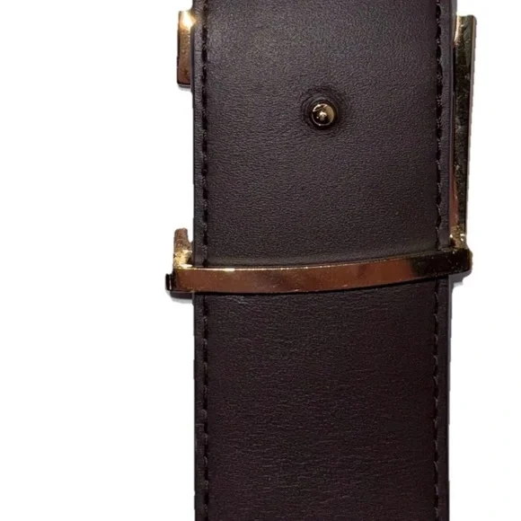 Louis Vuitton Initials 40mm Reversible Belt Monogram/Brown Size 95 (38) M0323 - Picture 6 of 6